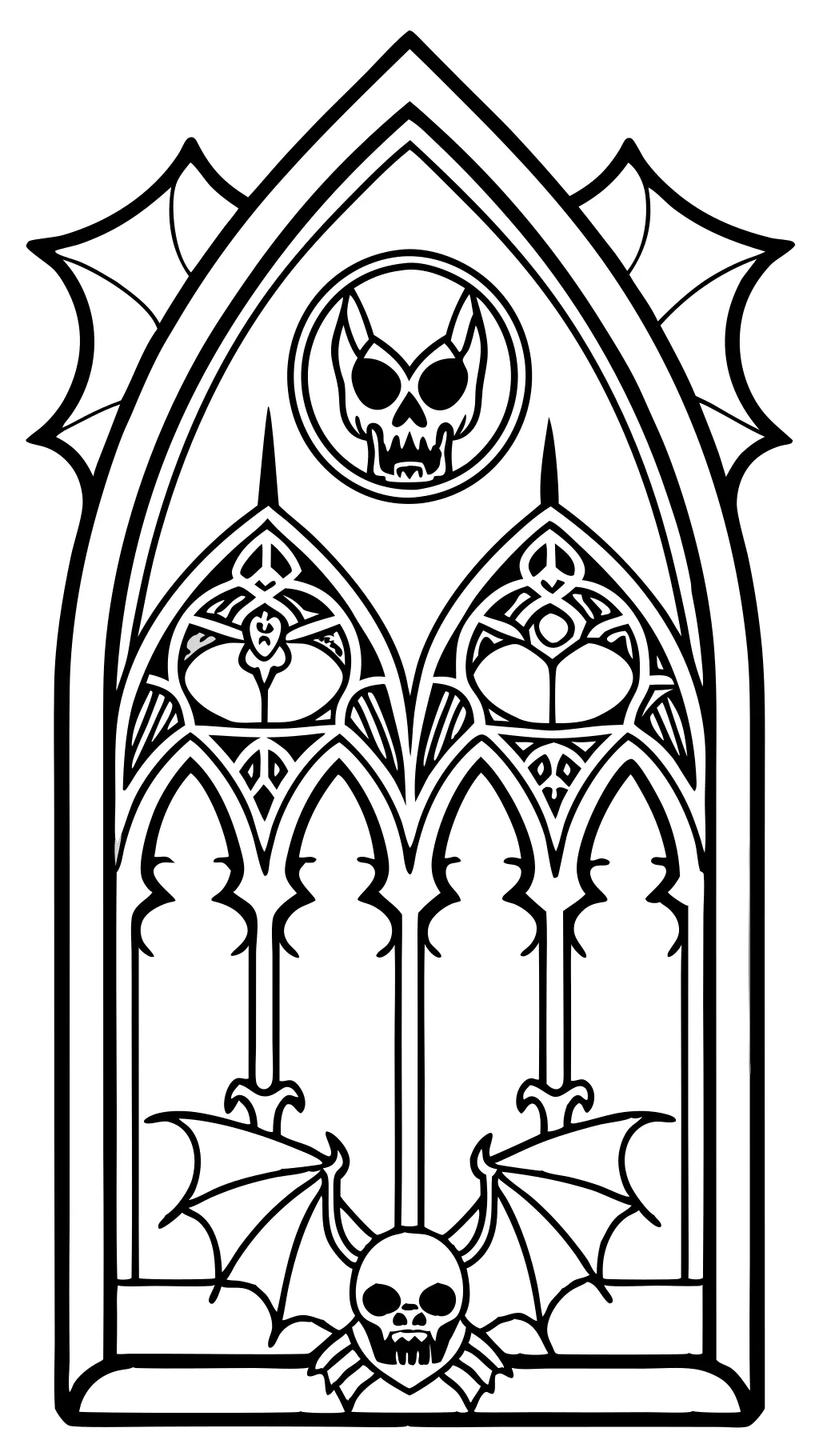 coloring pages gothic